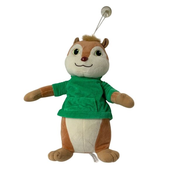 Alvin and the Chipmunks Plush Theodore Doll Suction Cup 13 in Tall Stuffed Anima - Picture 1 of 5